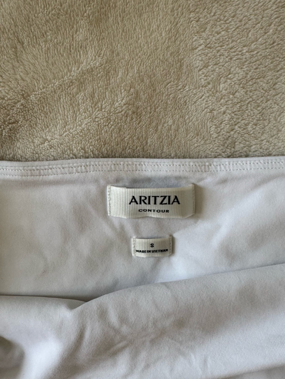 Aritzia Contour Kids White Leggings